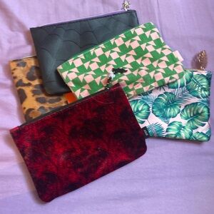 Lot of 5 ipsy Makeup Bags